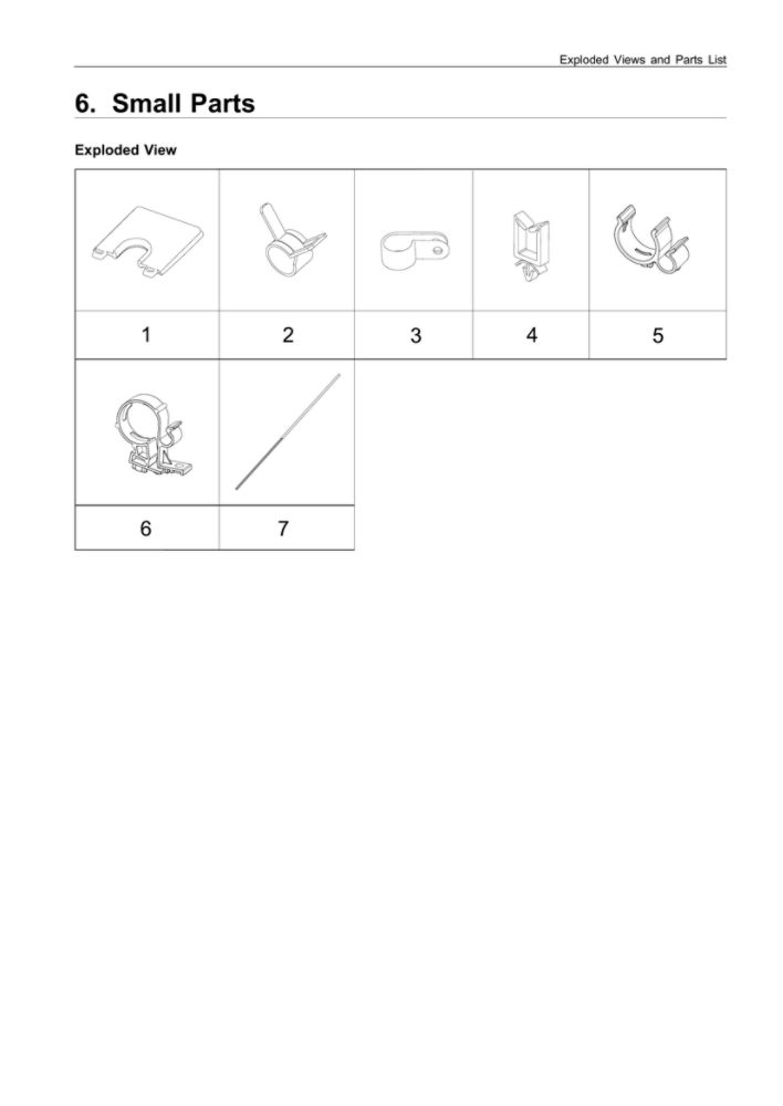 Small Parts Diagram and Parts List for WA50R5400AV US-51 Samsung Washer