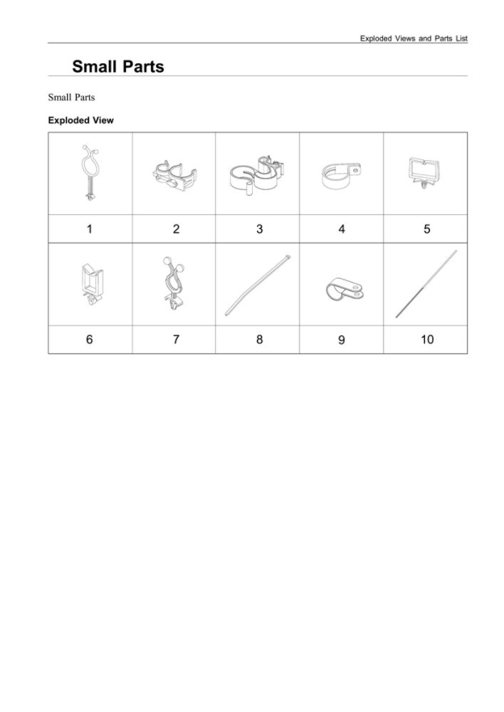 Small Parts Diagram and Parts List for WF50A8800AV US-00 Samsung Washer