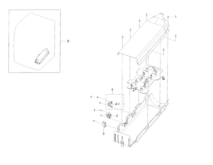 Duct Heater Diagram and Parts List for DV45H6300EG A3-0000 Samsung Dryer