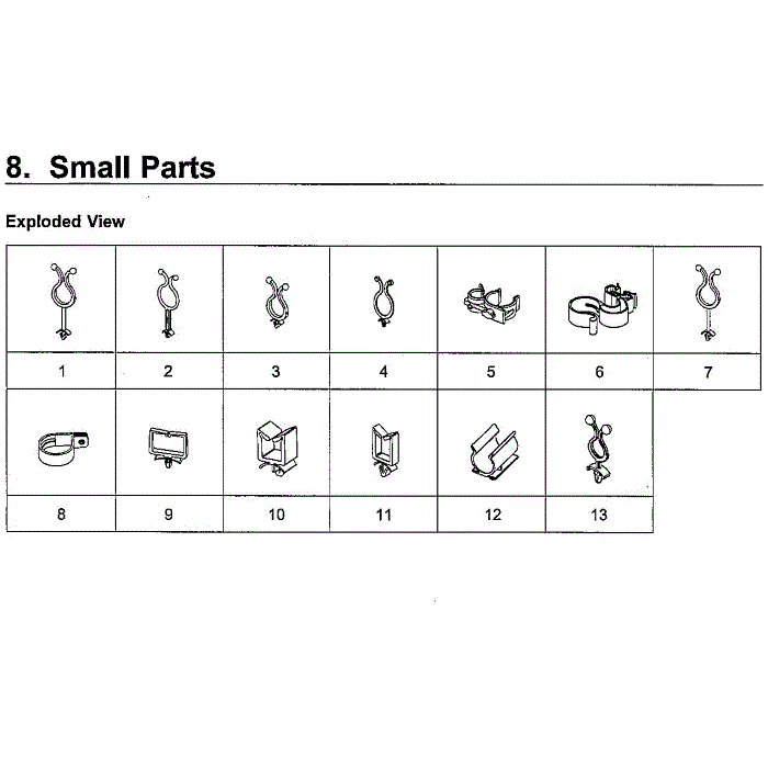 Small Diagram and Parts List for WF45M5500AW A5-00 Samsung Washer