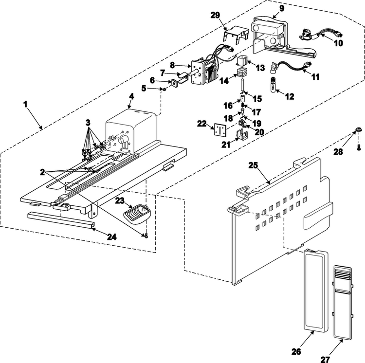 Enclosure Assembly Diagram and Parts List for RS2520SW XAA Samsung Refrigerator