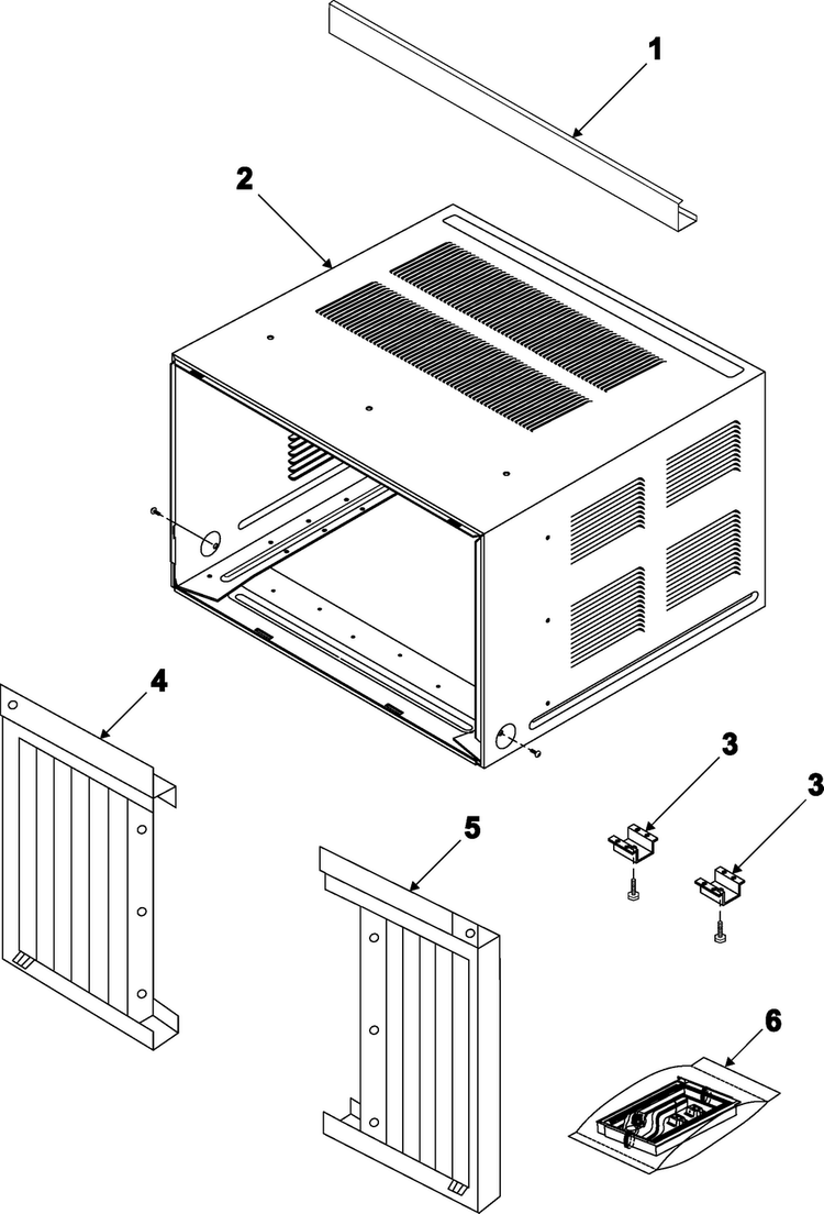 Outer Case Assembly Diagram and Parts List for AW189CB XAA Samsung Air Conditioner