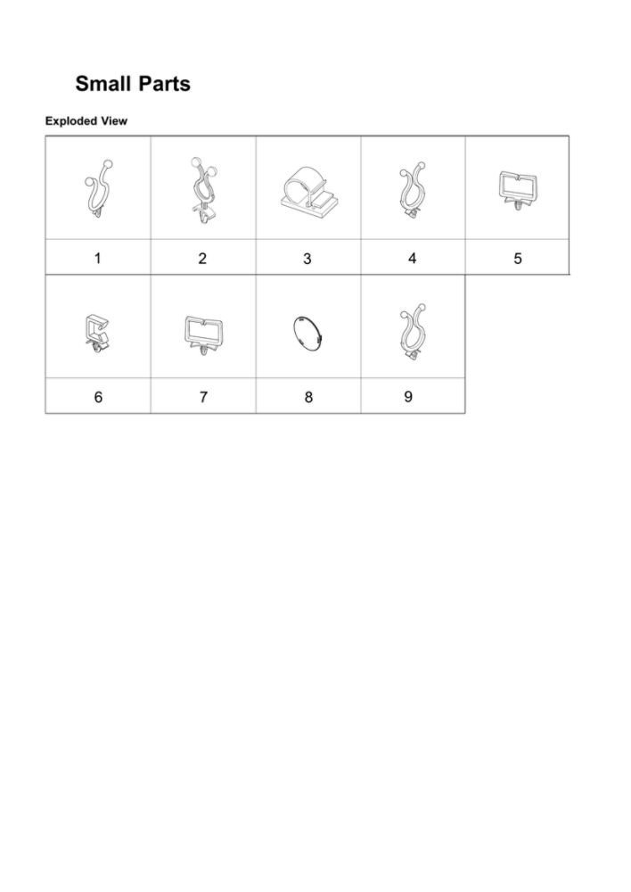 Small Parts Diagram and Parts List for DV337AGG XAA-01 Samsung Dryer