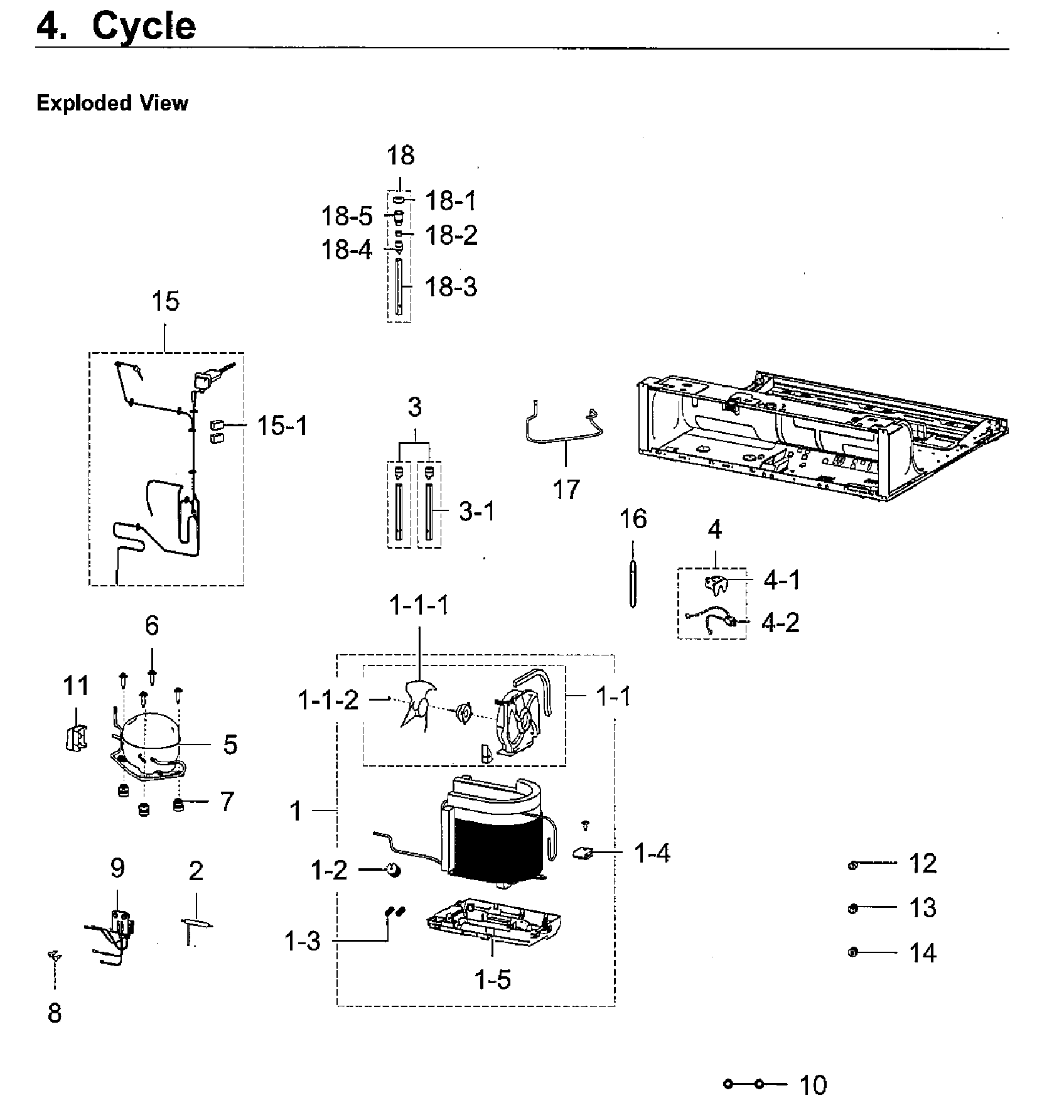 Cycle Diagram and Parts List for RF28K9380SR AA-0002 Samsung Refrigerator