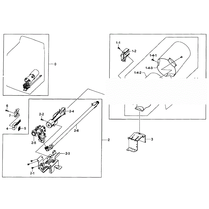 Heater Assembly Diagram and Parts List for DV50F9A6GVW A2-01 Samsung Dryer