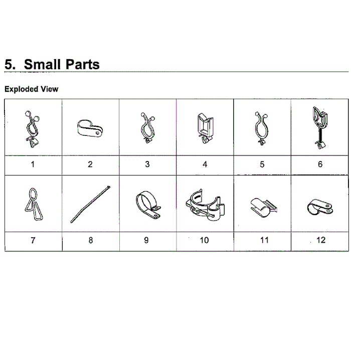 Small Diagram and Parts List for WA5471ABP XAA-01 Samsung Washer