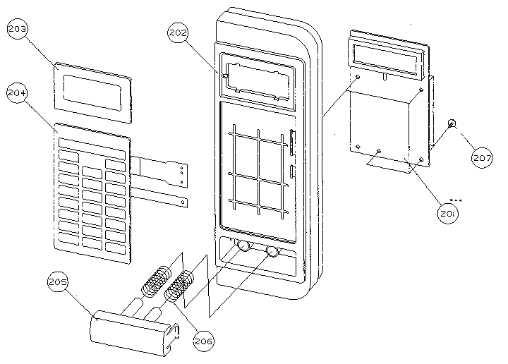 Control Diagram and Parts List for 4018934991  Kenmore Microwave