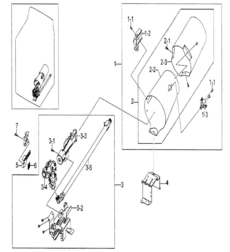 Heater Assy Diagram and Parts List for DV5451AGW XAA Samsung Dryer