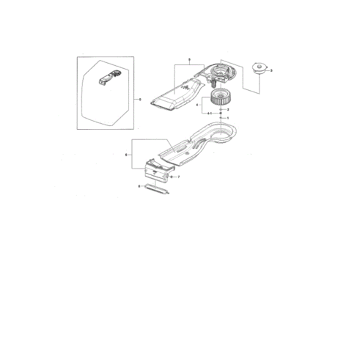 Duct Scroll Diagram and Parts List for WF461ABP XAA-02 Samsung Washer