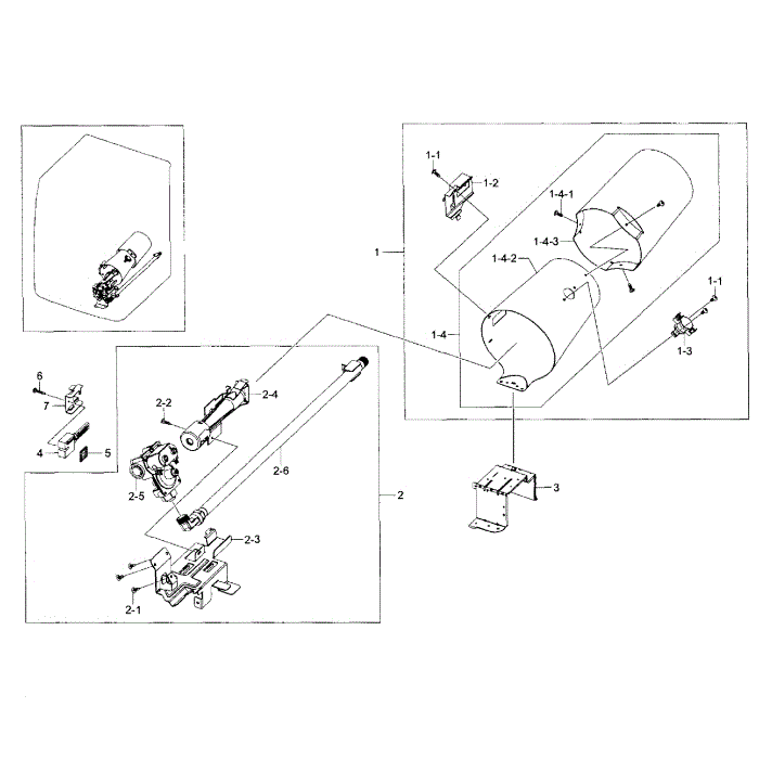 Duct And Burner Diagram and Parts List for DV405GTPAWR AA-00 Samsung Dryer