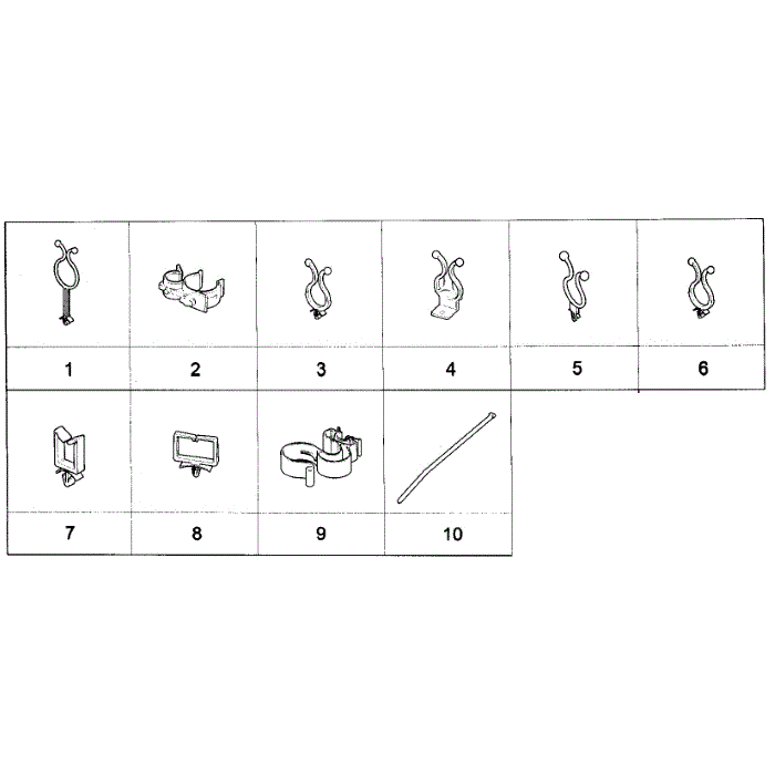 Cable Holders Diagram and Parts List for WF231ANW XAA-01 Samsung Washer