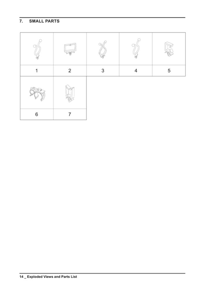 Small Parts Diagram and Parts List for DVE45T6000W A3-00 Samsung Dryer