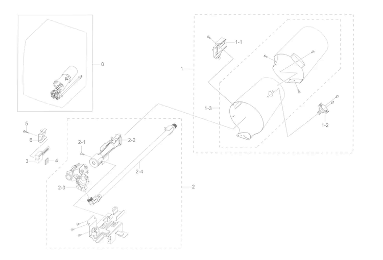 Duct & Burner Diagram and Parts List for DV45K6500GW A3-0000 Samsung Dryer