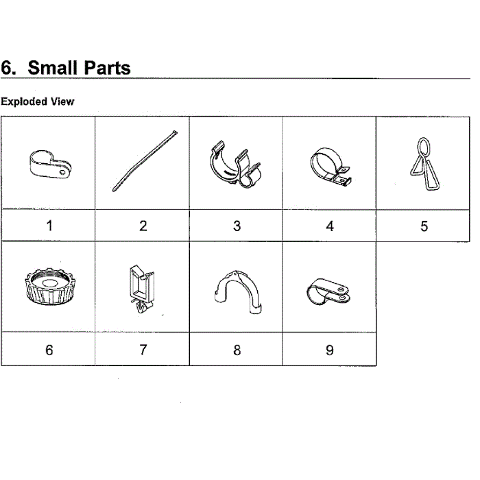 Small Diagram and Parts List for WA52M7750AV A4-00 Samsung Washer