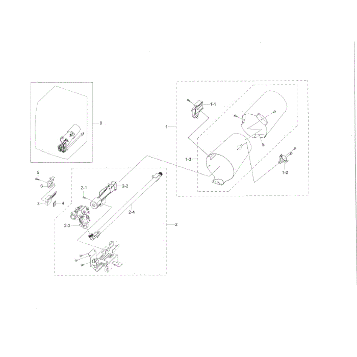 Duct Heater Diagram and Parts List for DV45K7600GW A3-00 Samsung Dryer