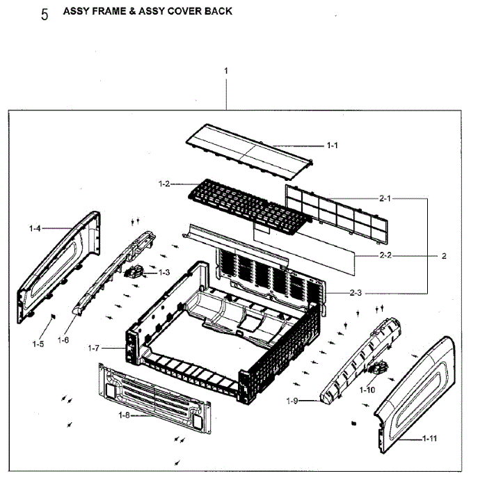 Dual Module Diagram and Parts List for DVG60M9900V A3-00 Samsung Dryer