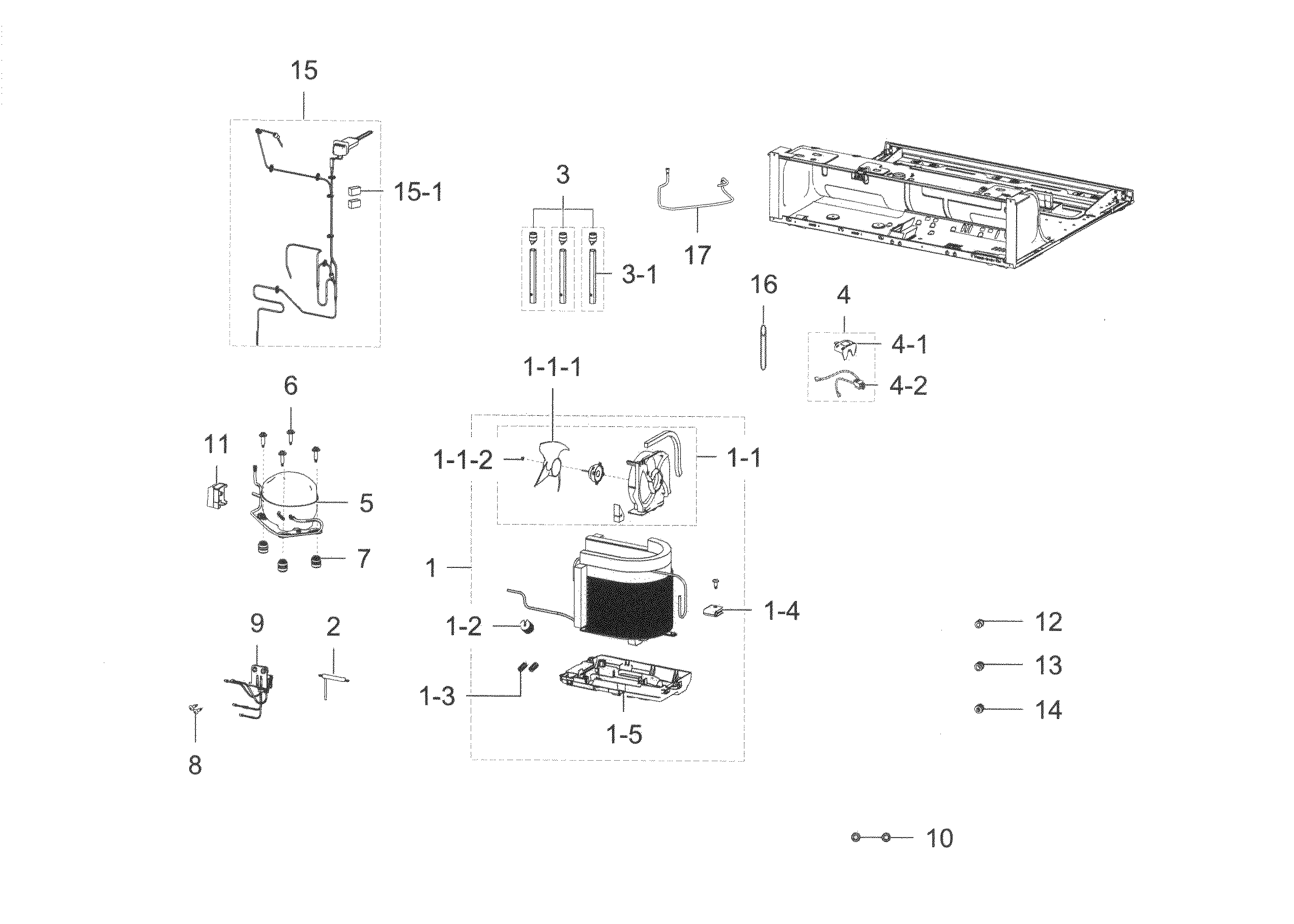 Cycle Diagram and Parts List for RF28K9070SG AA-0000 Samsung Refrigerator