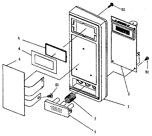 Control Diagram and Parts List for 4018923590  Kenmore Microwave