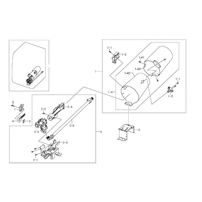 Duct And Burner Diagram and Parts List for DV405GTPAWR AA-02 Samsung Dryer