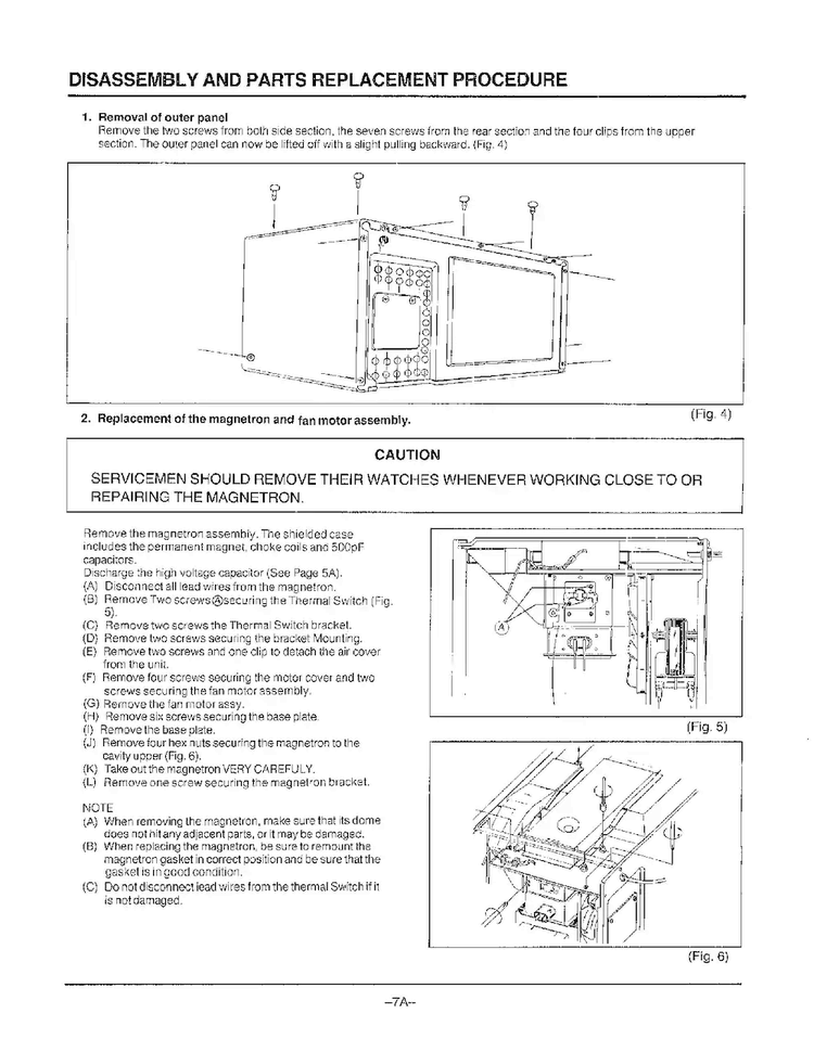 Disassembly/parts Replacement Diagram and Parts List for MW2030U XAA Samsung Microwave