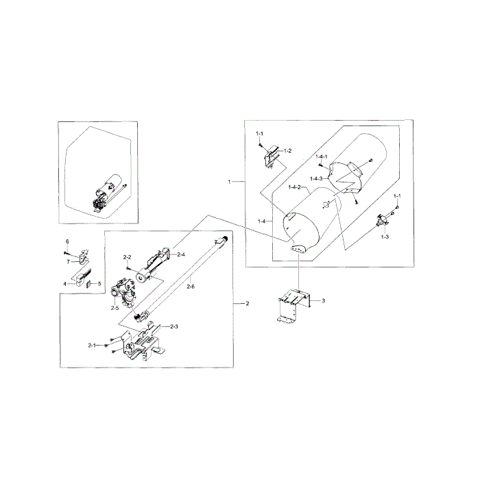 Duct And Burner Diagram and Parts List for DV5471AGP XAA-03 Samsung Dryer