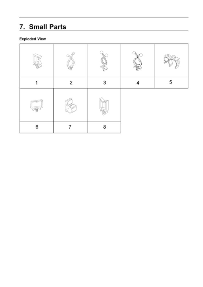 Small Parts Diagram and Parts List for DVG54R7600V A3-00 Samsung Dryer
