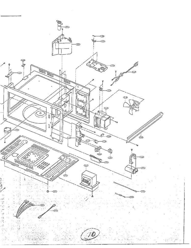 Microwave/pcb Parts Page 3 Diagram and Parts List for MW5330T XAA Samsung Microwave