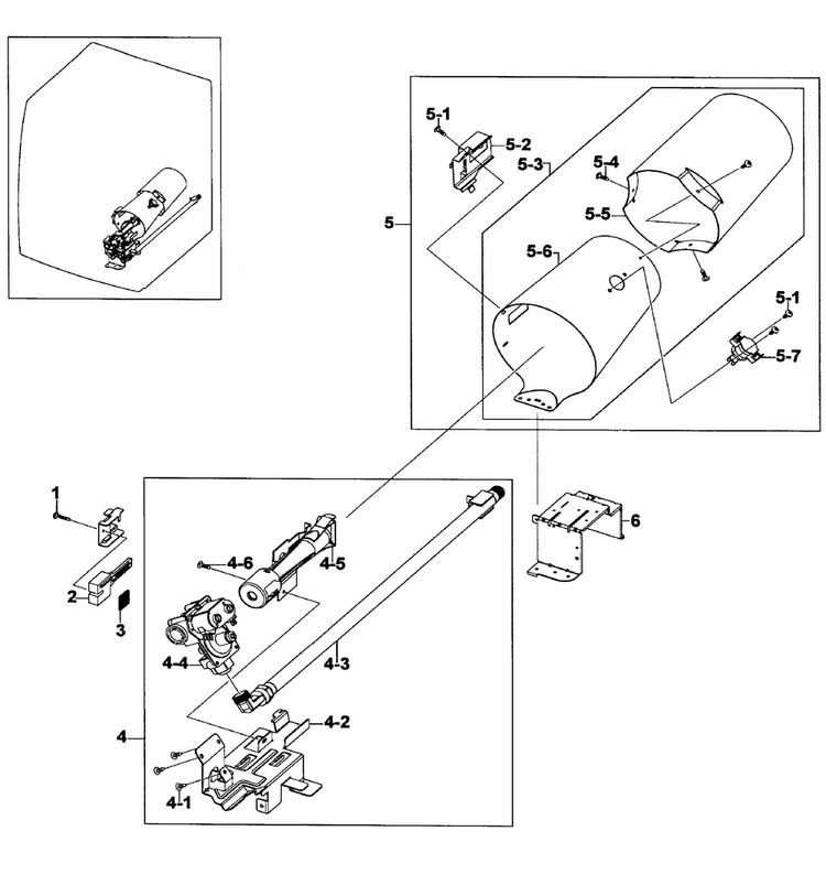 Heater Assy Diagram and Parts List for DV520AGP XAA-0003 Samsung Dryer