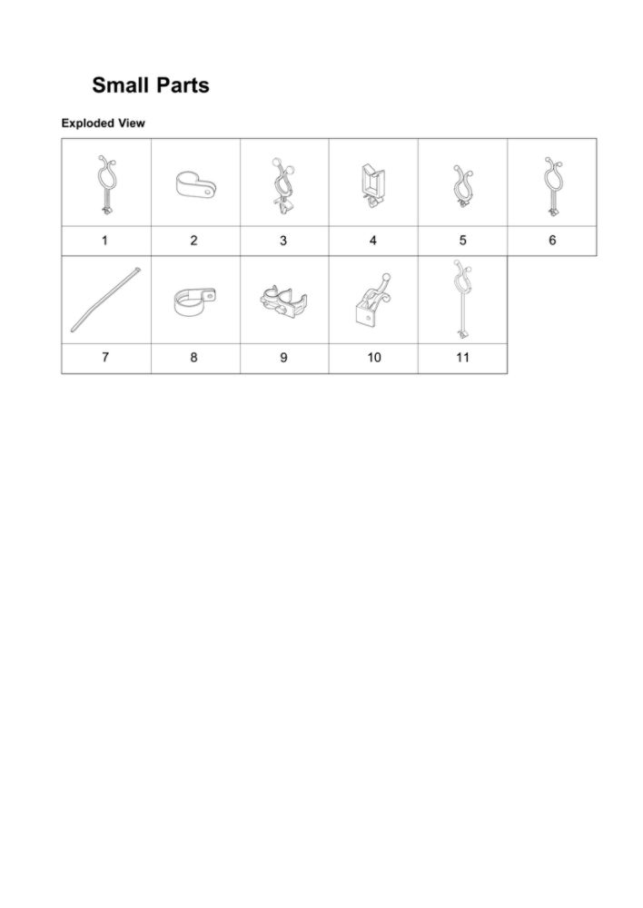 Small Parts Diagram and Parts List for WF331ANR XAA-03 Samsung Washer