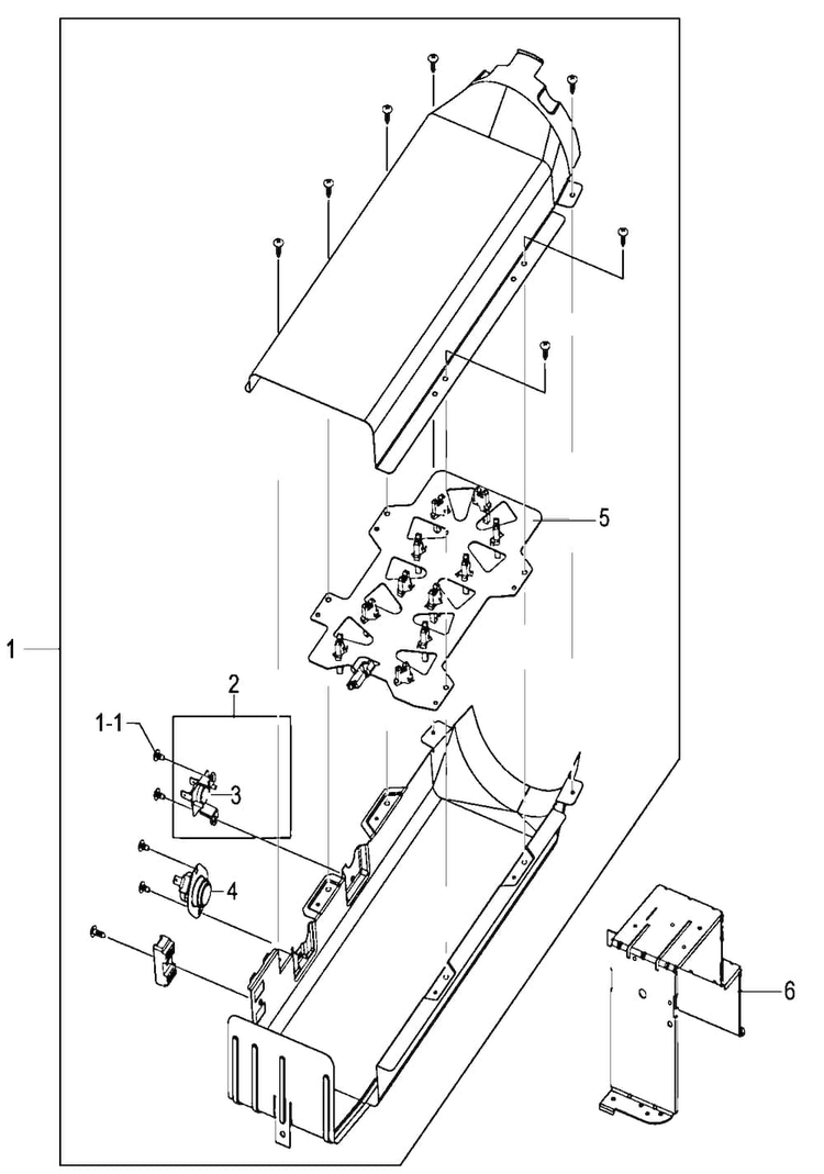 Heater Assy Diagram and Parts List for DV330AEW XAA Samsung Dryer