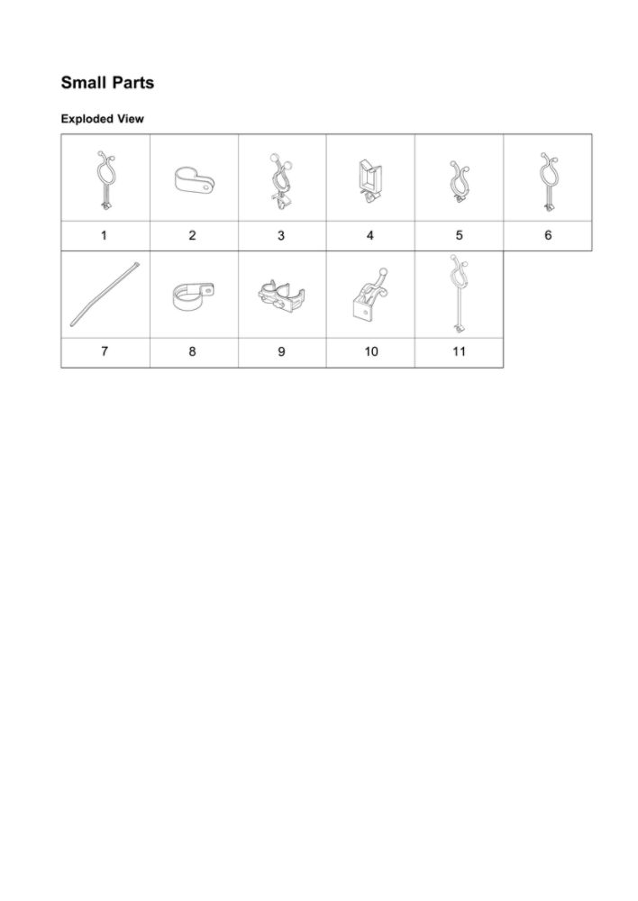 Small Parts Diagram and Parts List for WF331ANR XAA-02 Samsung Washer