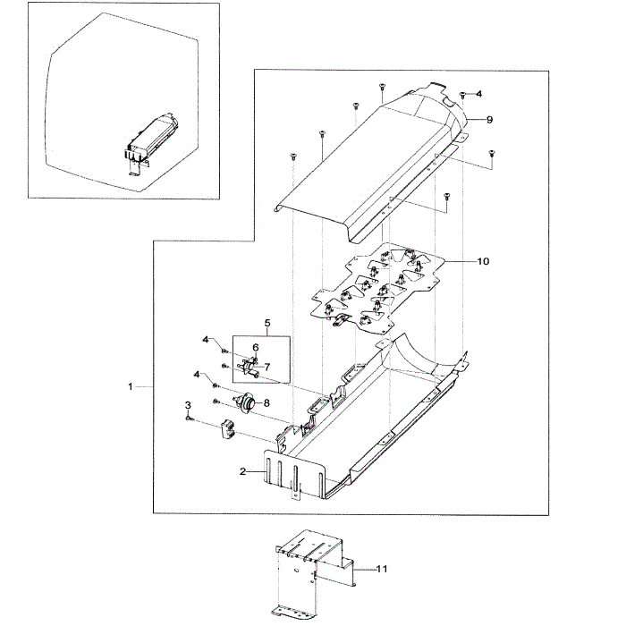 Heater Diagram and Parts List for DV209AEW XAA-00 Samsung Dryer
