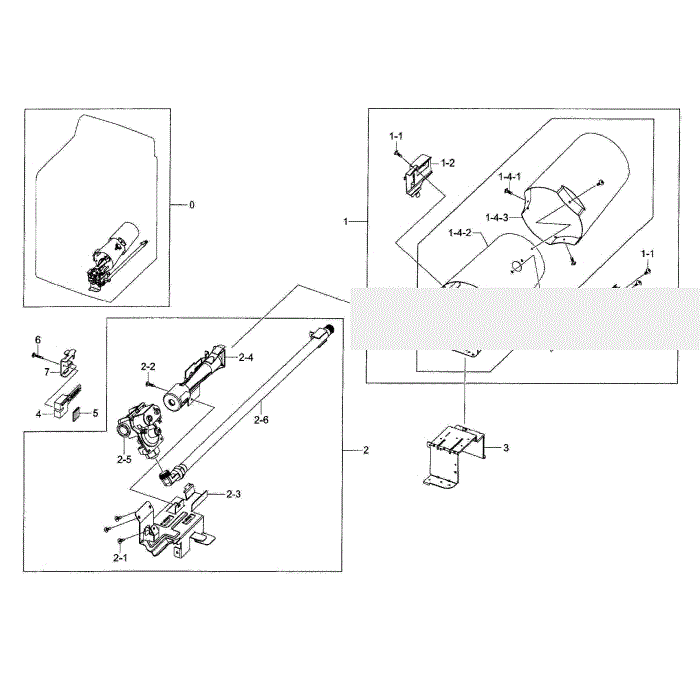 Duct And Burner Diagram and Parts List for DV56H9100GW A2-00 Samsung Dryer