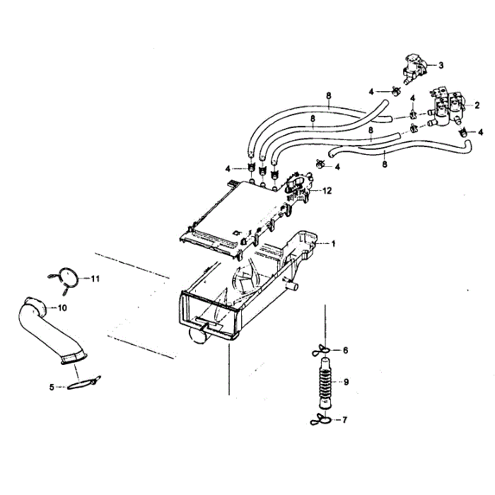 Water Valve Diagram and Parts List for WF431ABP XAA-02 Samsung Washer