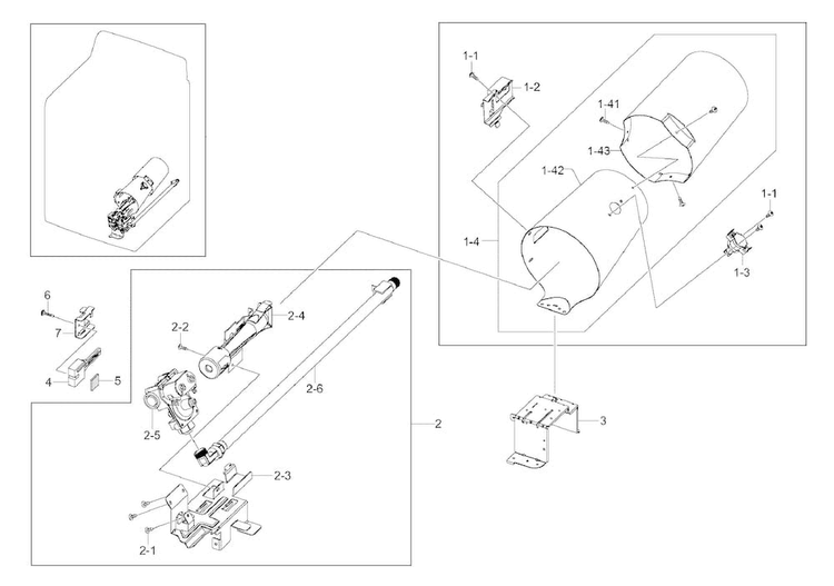 Duct Burner & Gas Diagram and Parts List for DV400GWHDWR AA-0000 Samsung Dryer