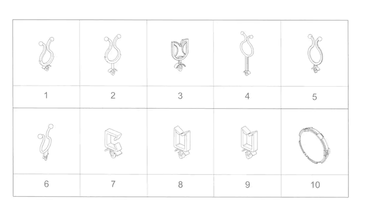 Small Parts Diagram and Parts List for DV22K6800EW A1-0001 Samsung Dryer