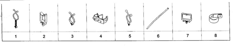Cable Holders Diagram and Parts List for WF431ABP XAA-0001 Samsung Washer