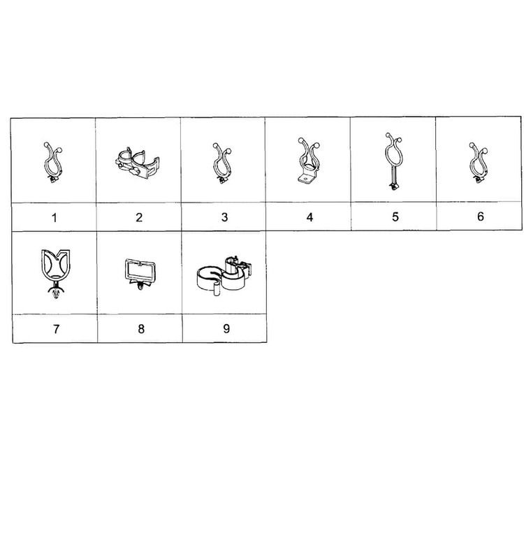 Small Parts Diagram and Parts List for WF365BTBGWR A2-0001 Samsung Washer