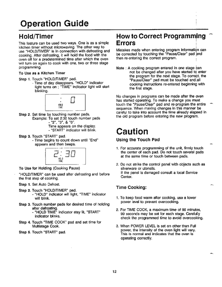 Operation Guide Page 6 Diagram and Parts List for MW5620T XAA Samsung Microwave