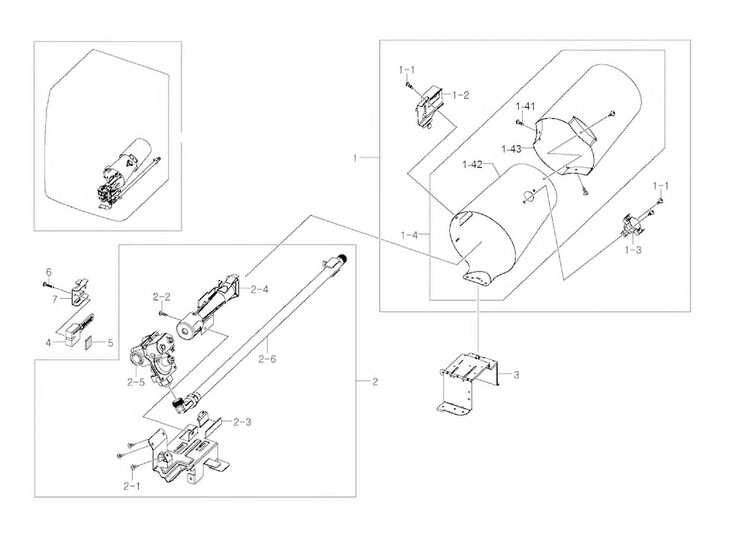 Duct & Burner Diagram and Parts List for DV405GTPAWR AA-0002 Samsung Dryer
