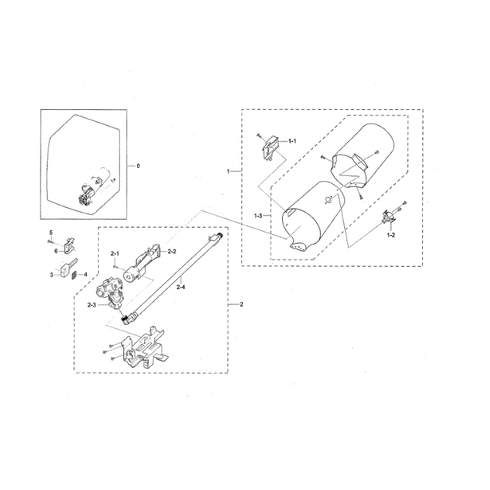 Duct And Burner Diagram and Parts List for DVG45N5300V A3-00 Samsung Dryer