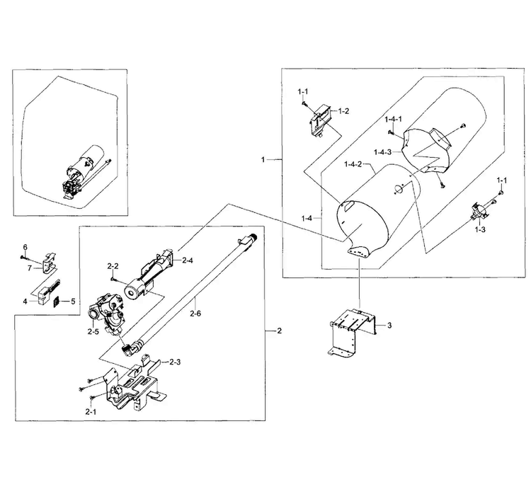 Burner Assy Diagram and Parts List for DV457GVGSWR AA-0000 Samsung Dryer