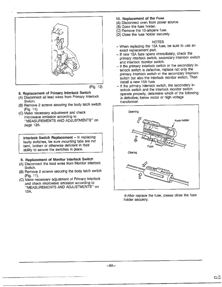 Disassembly/parts Replacement Page 3 Diagram and Parts List for MW2170U XAA Samsung Microwave