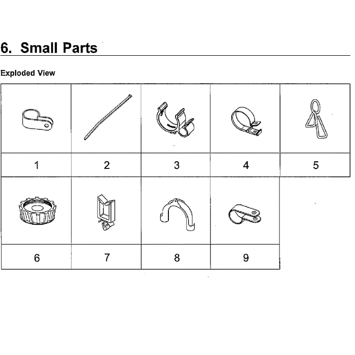 Small Diagram and Parts List for WA52M8650AW A4-00 Samsung Washer