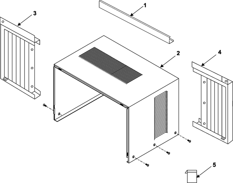 Outer Case Assembly Diagram and Parts List for AW0510 XAA Samsung Air Conditioner