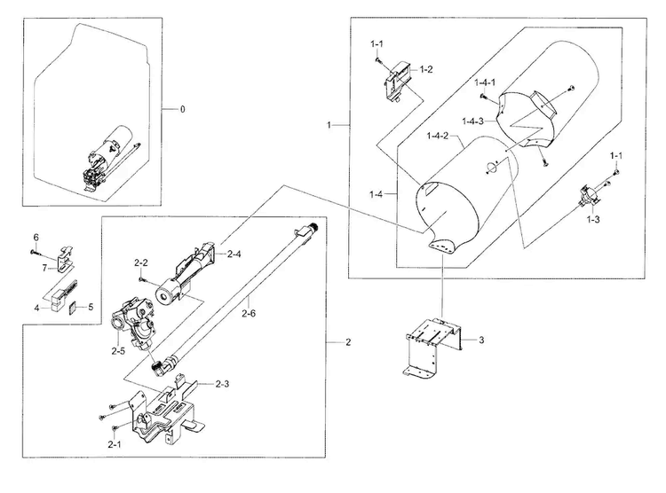 Duct & Burner Diagram and Parts List for DV56H9100GG A2-0000 Samsung Dryer