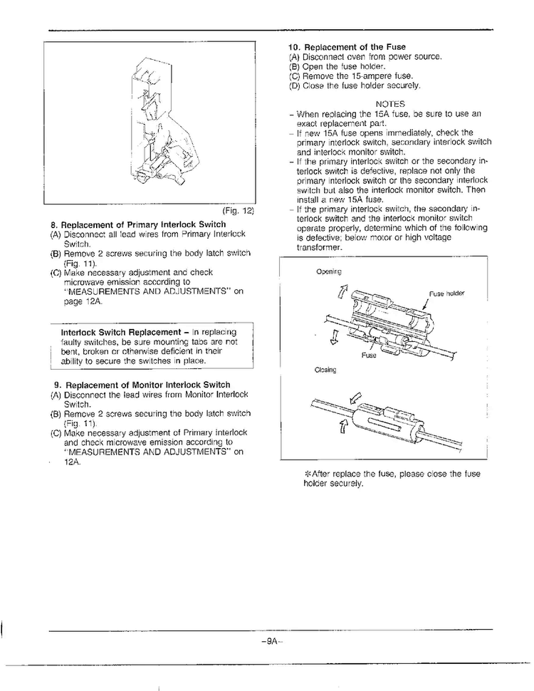 Disassembly/parts Replacement Page 3 Diagram and Parts List for MW2070U XAA Samsung Microwave