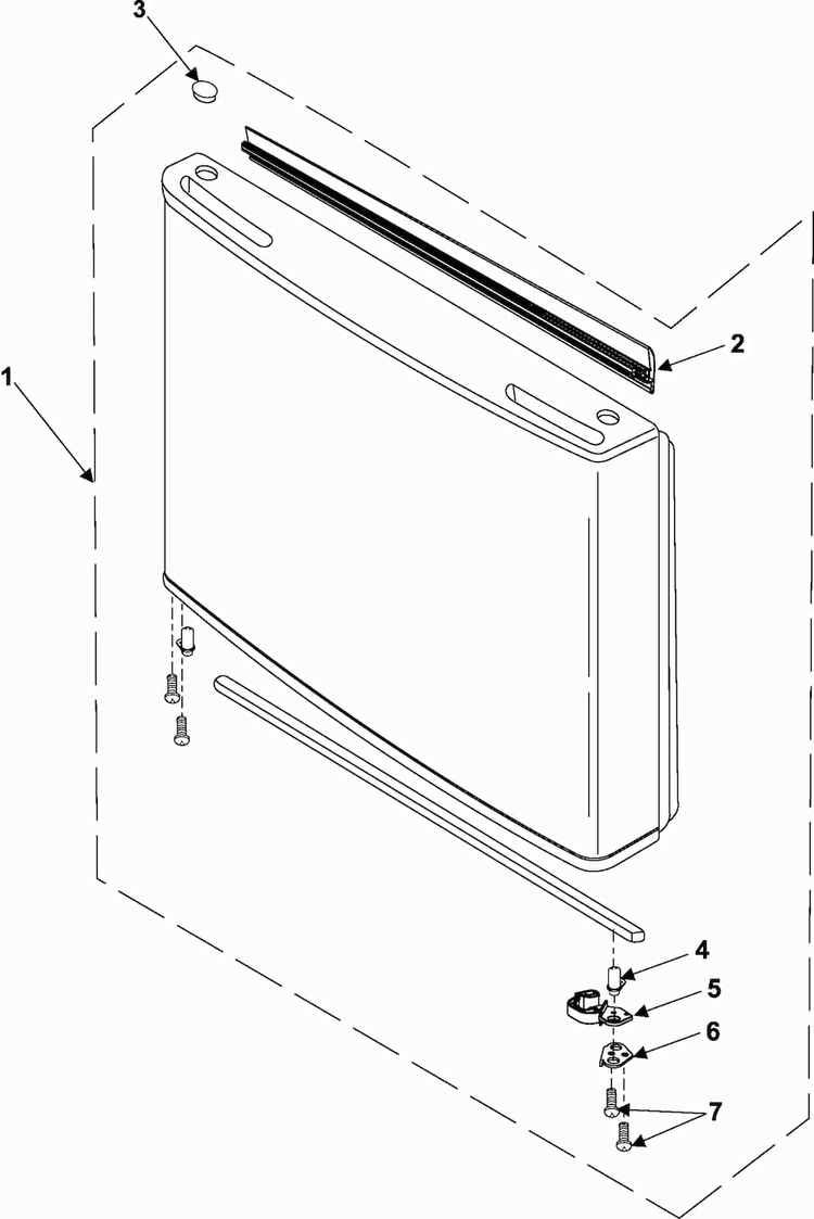 Freezer Door Diagram and Parts List for RB215BSBB XAA Samsung Refrigerator