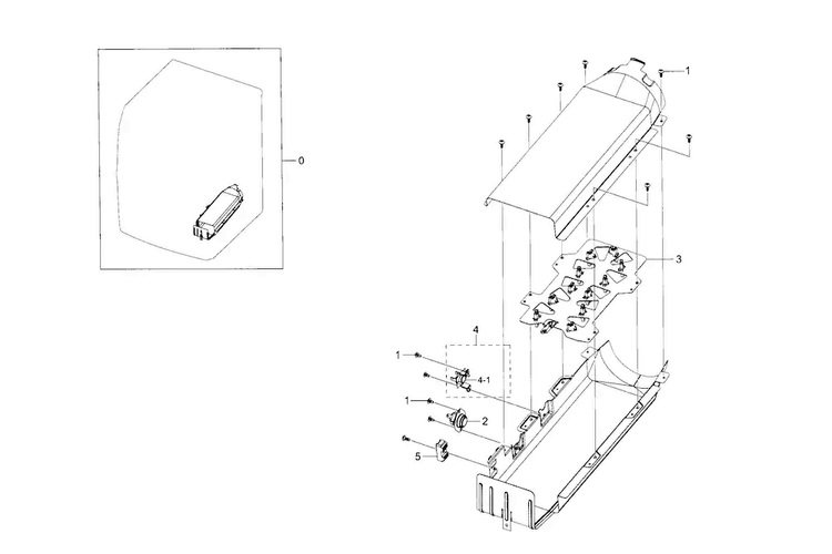 Duct Heater Diagram and Parts List for DV42H5600EW A3-0000 Samsung Dryer