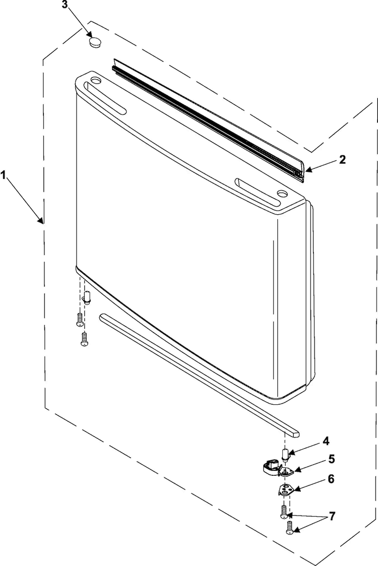 Freezer Door Diagram and Parts List for RB195BSSB XAA Samsung Refrigerator